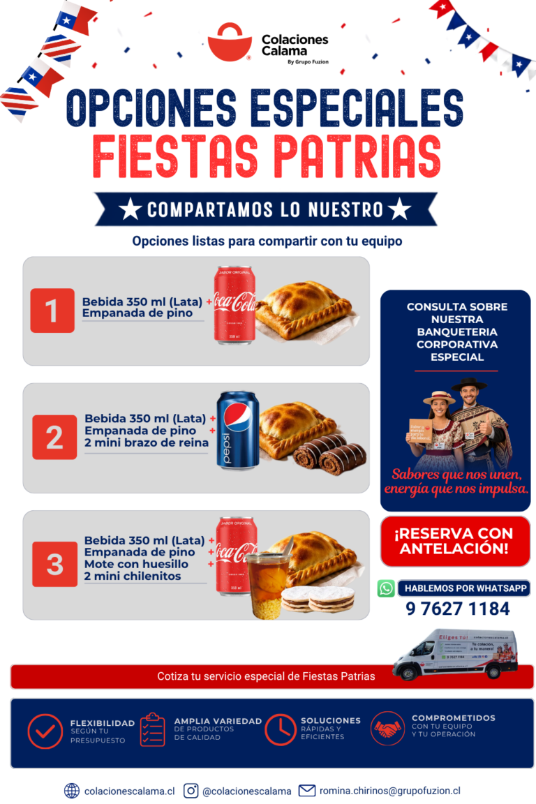 OPCIONES FIESTAS PATRIAS 2026